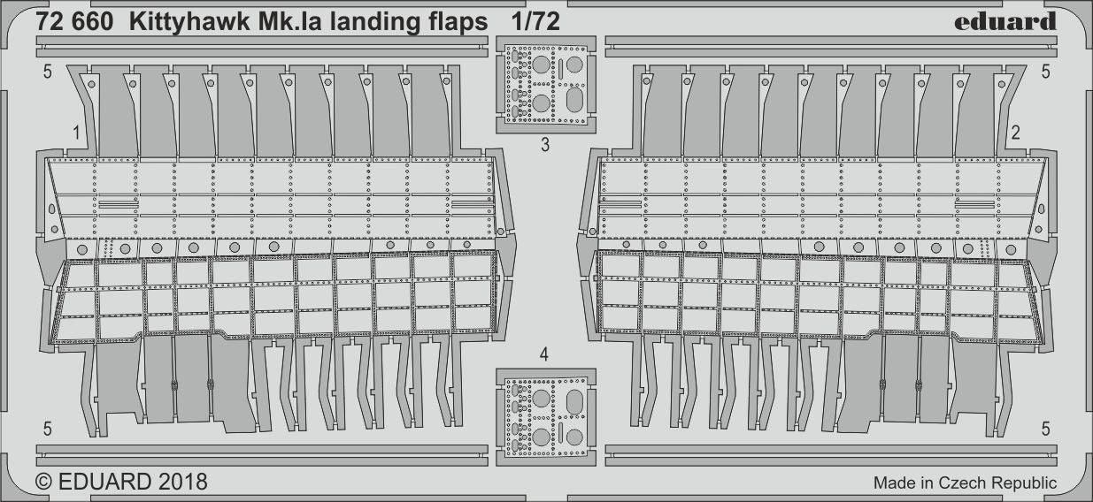Curtiss Kittyhawk MK.IA landing flaps (designed to be used with Special Hobby kits)