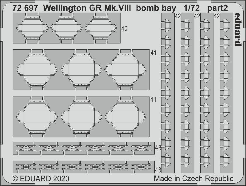 Vickers Wellington GR Mk.VIII bomb bay (designed to be used with Airfix kits)