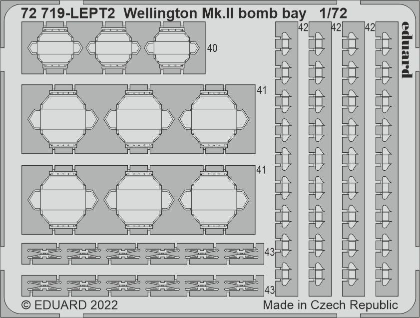 Vickers Wellington Mk.II bomb bay (designed be used with Airfix kits)