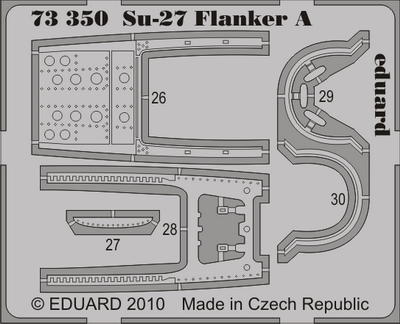 Sukhoi Su-27 Flanker A (self adhesive) (designed to be used with ICM UA UK kits) {Now out of production. Only available whilst Eduard have stock} (Eduard sold out 04-05-22)