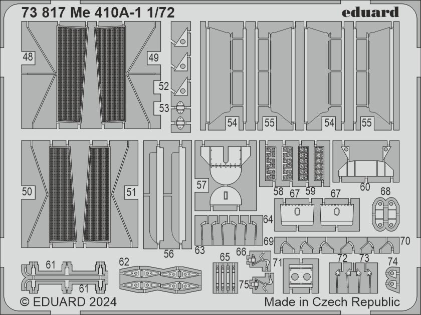 Messerschmitt Me-410A-1/U-2 1/72 (designed to be used with Airfix kits)