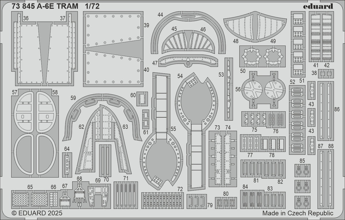 Grumman A-6E TRAM Intruder 1/72 (designed to be used with Trumpeter kits)
