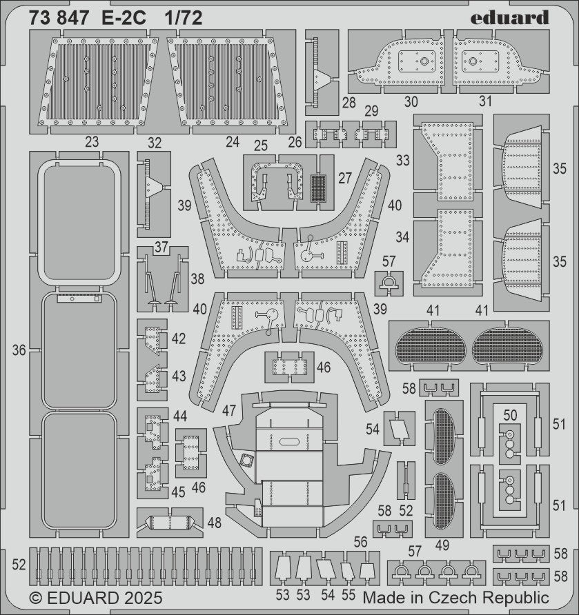Grumman E-2C Hawkeye 1/72 (designed to be used with Heller kits)