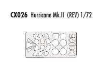 Hawker Hurricane Mk.II canopy frame paint mask (designed to be used with Revell kits) (made from yellow Japanese produced Kabuki tape)