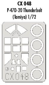 Republic P-47D-20 Thunderbolt (designed to be used with Tamiya kits) (made from yellow Japanese produced Kabuki tape)