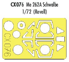 Messerschmitt Me-262A Schwalbe (designed to be used with Revell kits) (made from yellow Japanese produced Kabuki tape)