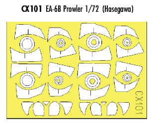Grumman EA-6B Prowler (designed to be used with Hasegawa kits) (made from yellow Japanese produced Kabuki tape)