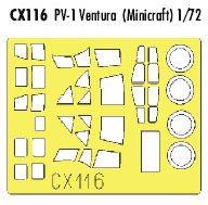 Lockheed PV-1 Ventura (designed to be used with Minicraft kits) (made from yellow Japanese produced Kabuki tape)
