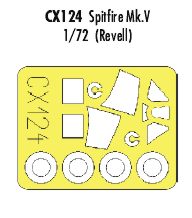 Supermarine Spitfire Mk.V (designed to be used with Revell kits) (made from yellow Japanese produced Kabuki tape)