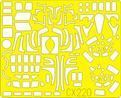 Consolidated B-24J Liberator canopy frame paint mask (designed to be used with Hasegawa kits) (made from yellow Japanese produced Kabuki tape)