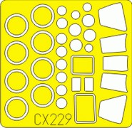 Mil Mi-26 Halo canopy frame paint mask (designed to be used with Zvezda kits) (made from yellow Japanese produced Kabuki tape)
