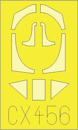 Focke-Wulf Fw-190A-5 canopy frame paint mask (designed to be used with Eduard kits) !