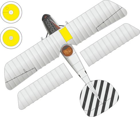 Albatros D.V Weekend (designed to be used with Eduard kits) (made from yellow Japanese produced Kabuki tape)