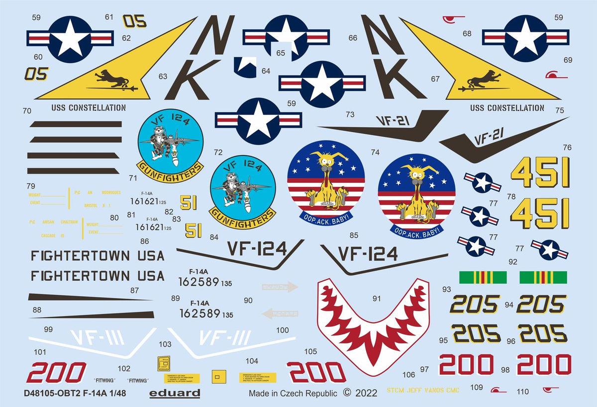 Grumman F-14A Tomcat (designed to be used with Tamiya kits)
