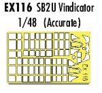 Vought SB2U-3 Vindicator (designed to be used with Academy and Accurate Miniatures kits) (made from yellow Japanese produced Kabuki tape)