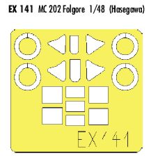 Macchi C.202 'Folgore' (designed to be used with Hasegawa kits) (made from yellow Japanese produced Kabuki tape)