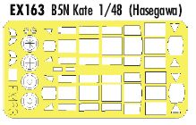 Nakajima B5N1/B5N2 'Kate' (designed to be used with Hasegawa kits) (made from yellow Japanese produced Kabuki tape)