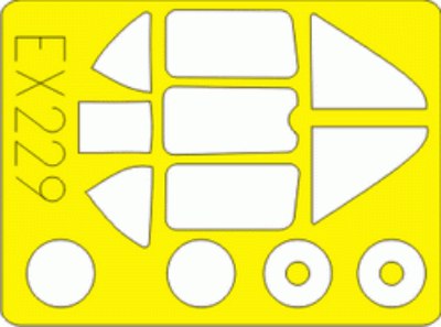 Mikoyan MiG-3 (designed to be used with Trumpeter kits) (made from yellow Japanese produced Kabuki tape)