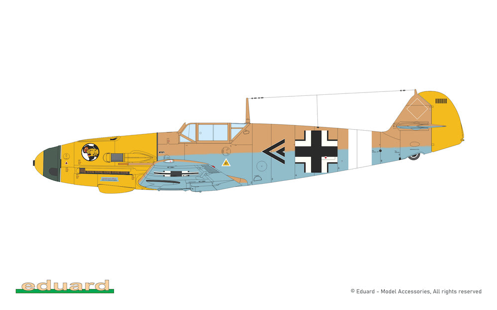 Eduard kits Messerschmitt Bf-109 in F-4, G-2 and G-4 1/72 EDK2112