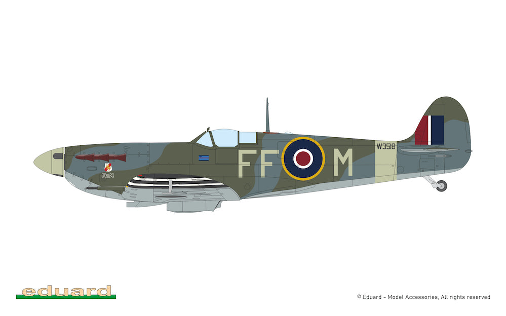 Eduard Supermarine Spitfire Story: The Sweeps Dual Combo 1/72 EDK2154