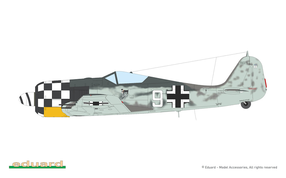 1/48 Focke-Wulf Fw-190A-6 The ProfiPACK edition kit Eduard - Model Aircraft
