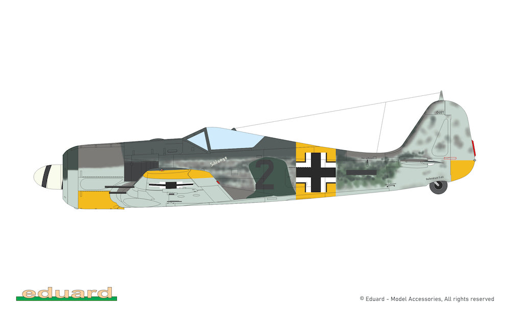 1/48 Focke-Wulf Fw-190A-6 The ProfiPACK edition kit Eduard - Model Aircraft