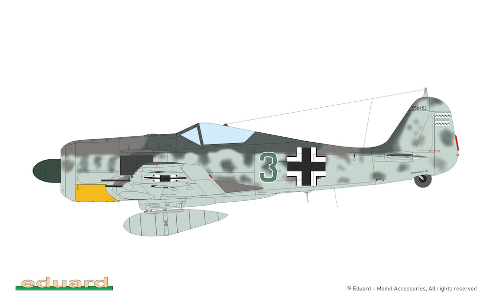 1/48 Focke-Wulf Fw-190A-6 The ProfiPACK edition kit Eduard - Model Aircraft
