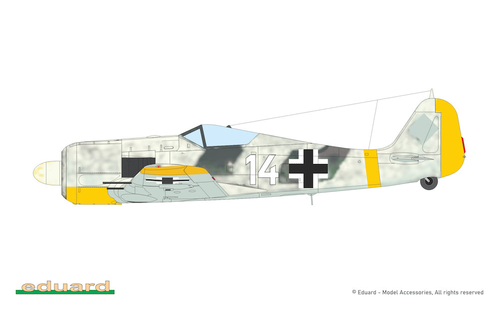 1/48 Focke-Wulf Fw-190A-6 The ProfiPACK edition kit Eduard - Model Aircraft