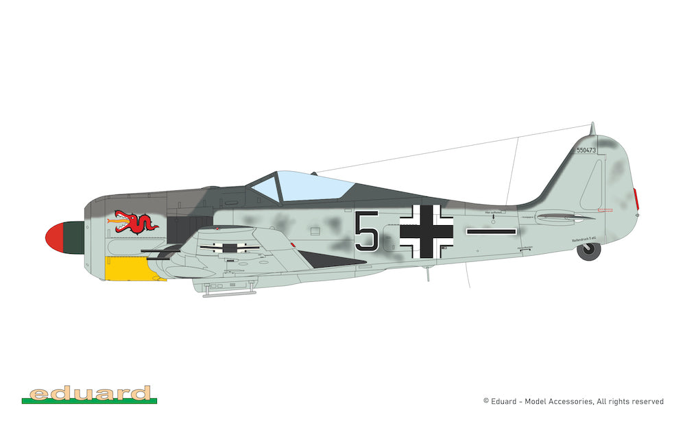 1/48 Focke-Wulf Fw-190A-6 The ProfiPACK edition kit Eduard - Model Aircraft