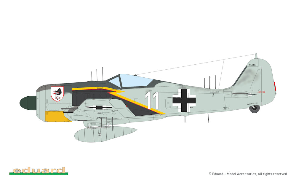1/48 Focke-Wulf Fw-190A-6 The ProfiPACK edition kit Eduard - Model Aircraft