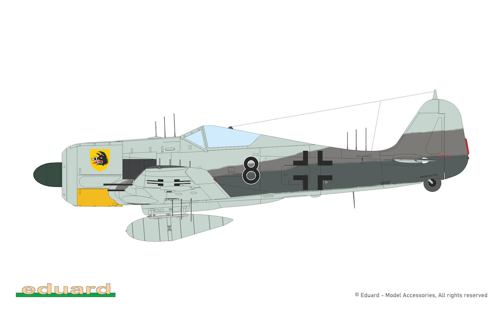 1/48 Focke-Wulf Fw-190A-6 The ProfiPACK edition kit Eduard - Model Aircraft