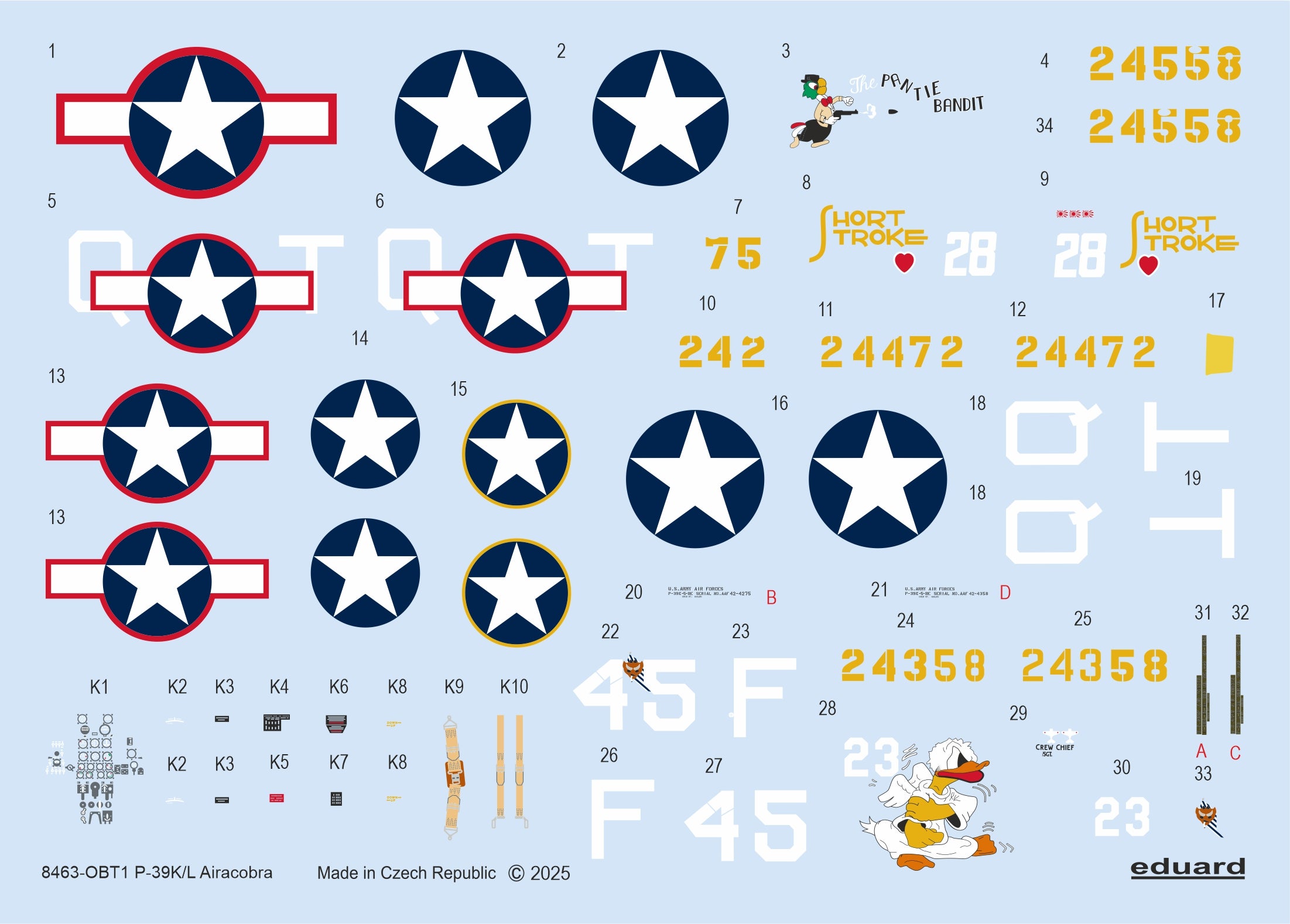 Bell P-39K/L Airacobra The Weekend edition kit Eduard EDK8463