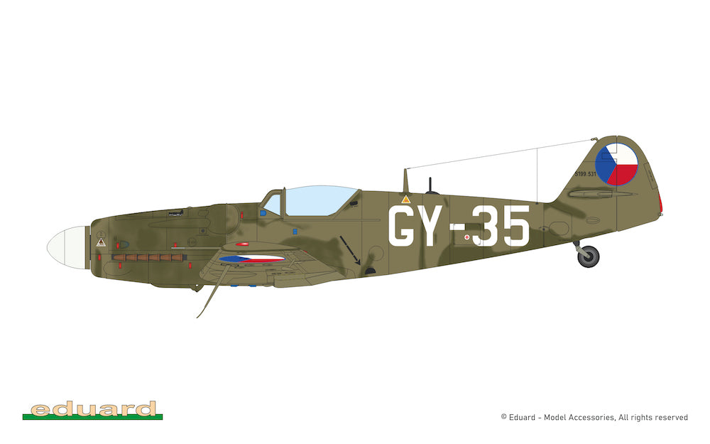 Eduard Avia S-199 Bubble Canopy Hybrid Edition Kit EDK948012