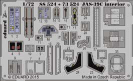 RE-RELEASED!!! Saab JAS-39C Gripen interior (self adhesive) (designed to be used with Revell kits) 'Zoom' sets are simplified versions of the larger sets and include about 20 of the more important and prominent parts for detailing the aircraft