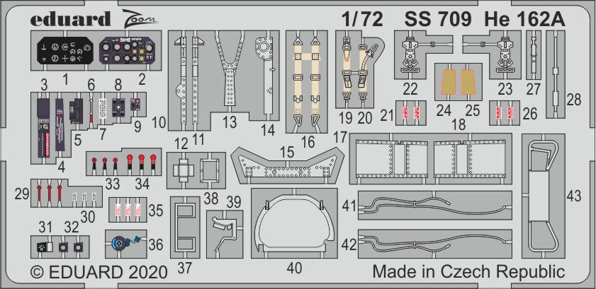Heinkel He-162A Salamander (designed to be used with Special Hobby kits)