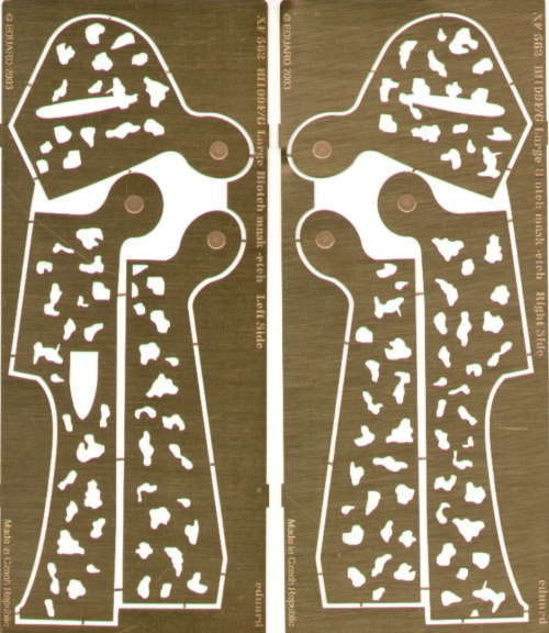 Messerschmitt Bf-109F/Bf-109G 'Mottle Mask' (etched)