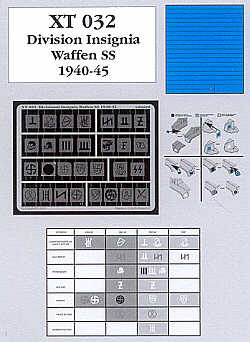 Wehrmacht Divisional Markings SS 1940-45 (this is etched)