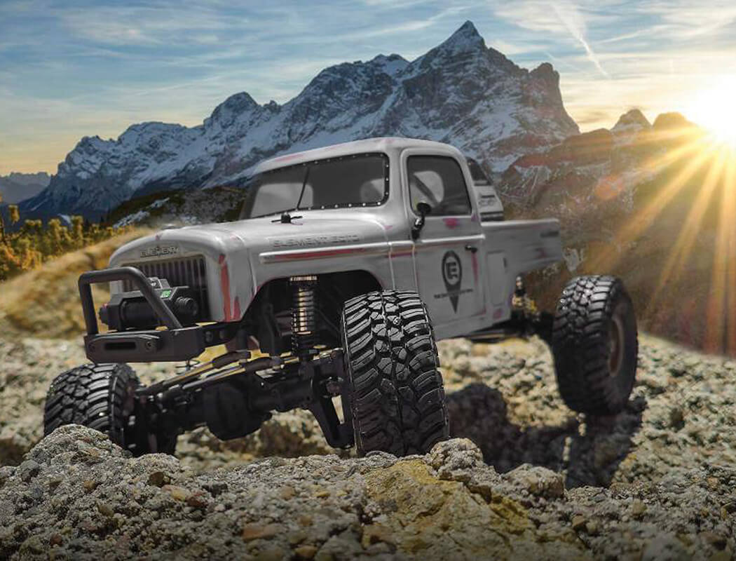 ELEMENT RC ENDURO ECTO TRAIL TRUCK RTR GREY WITH PORTAL AXLES EL40130