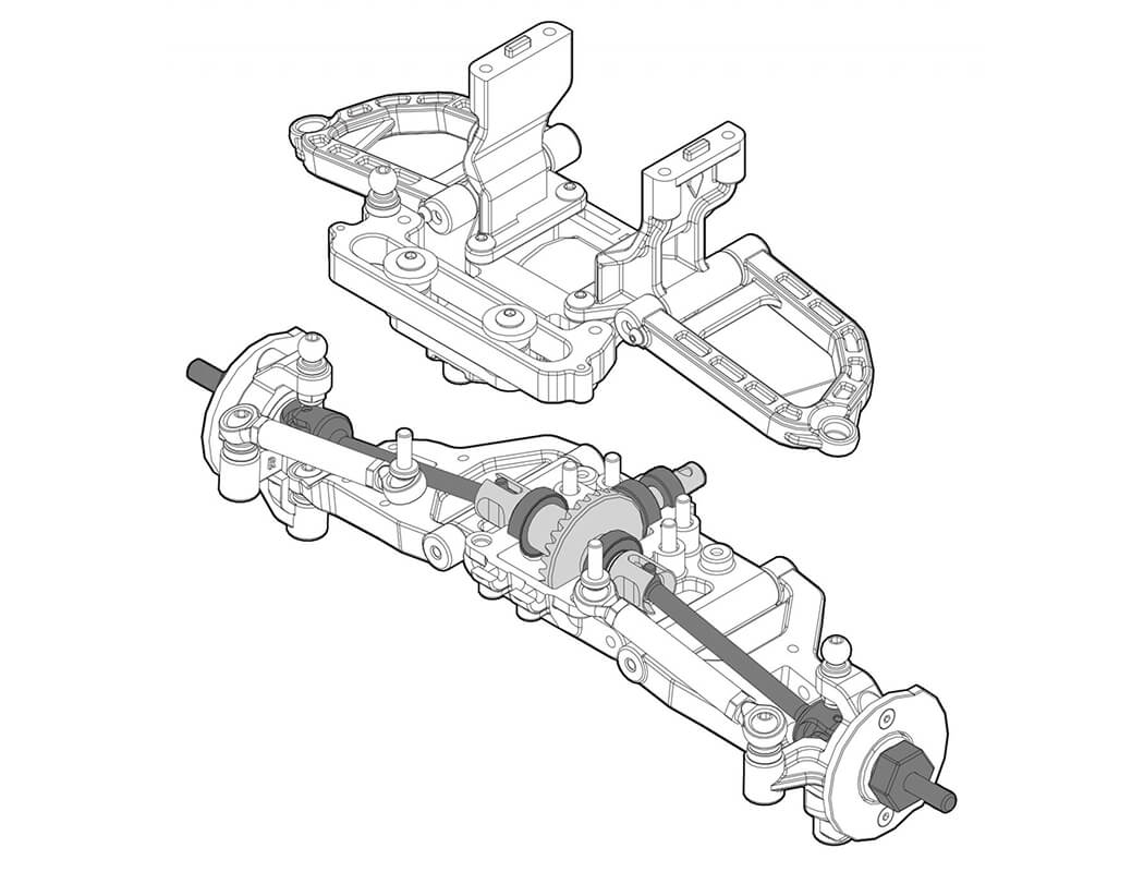 Element RC IFS2, Independent Front Suspension Conversion Kit EL42340