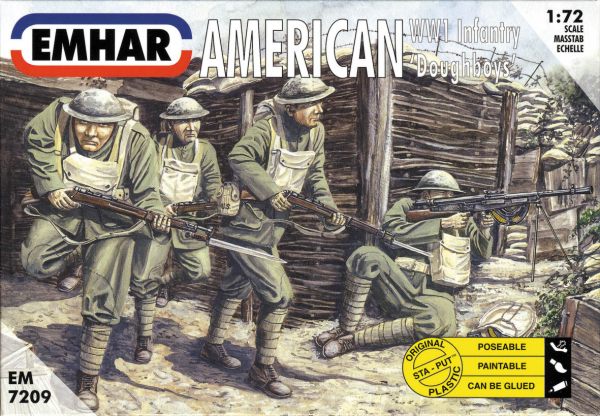 Emhar Emhar American WWI Infantry 'Doughboys' Figures PKEM7209