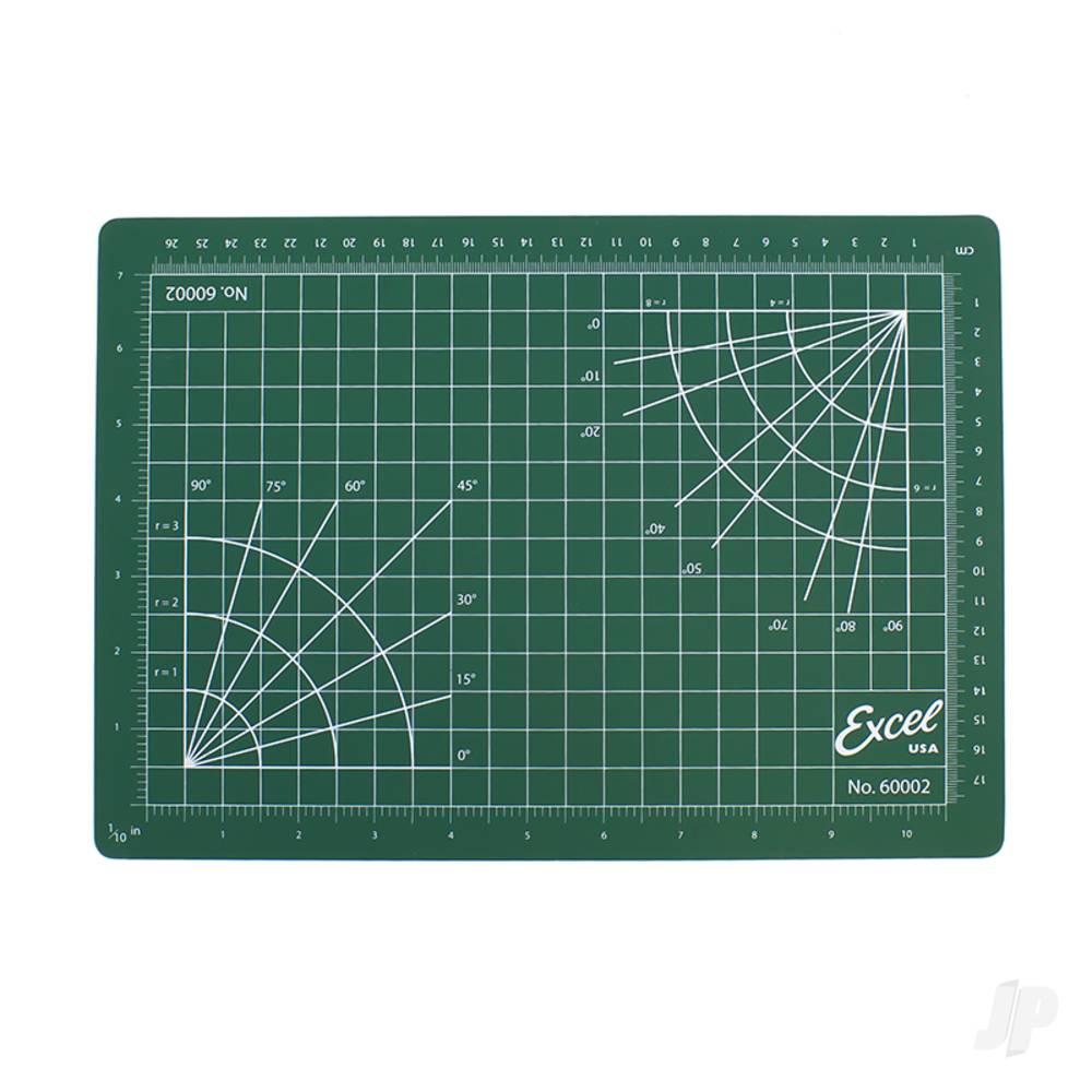 Excel 12x8.5in Self-Healing Cutting Mat, Green EXL60002