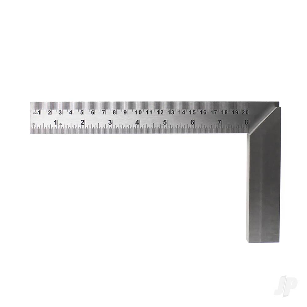 Excel 8in (20.32cm) Precision Carbon Steel Machine Square (Bulk) EXL60022