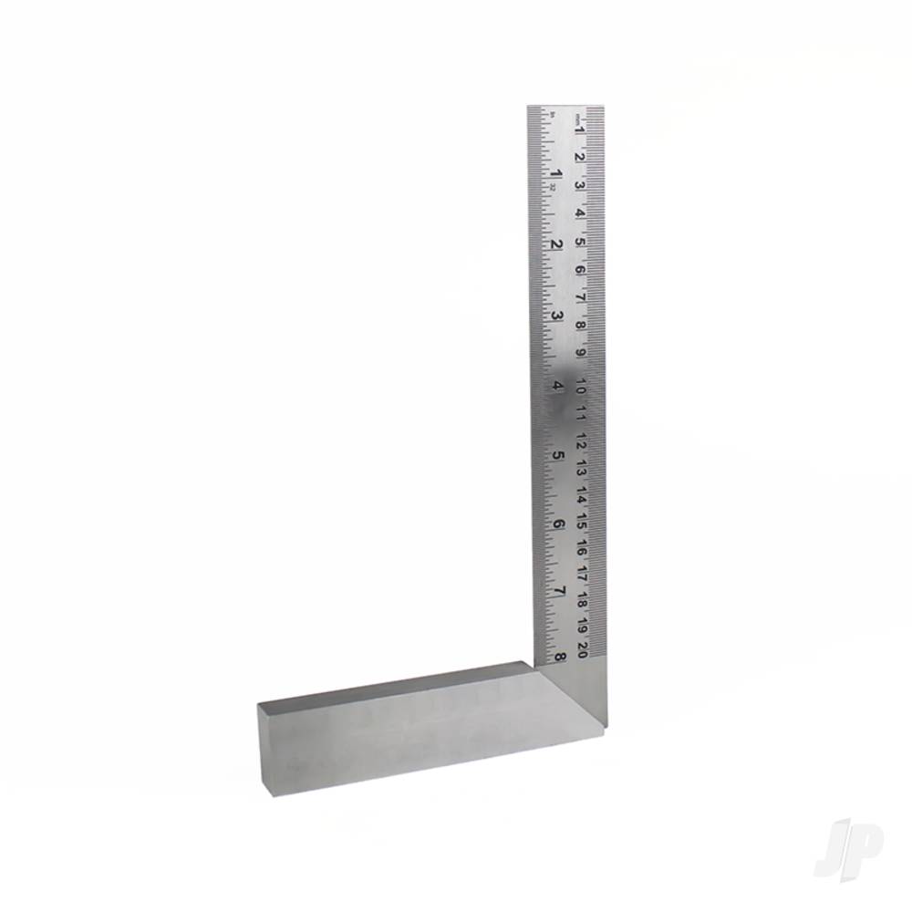 Excel 8in (20.32cm) Precision Carbon Steel Machine Square (Bulk) EXL60022