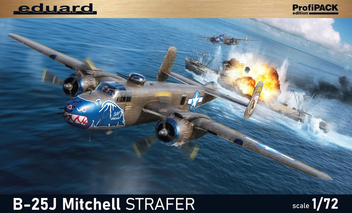 Eduard 1/72 B-25J Mitchell Strafer 7012