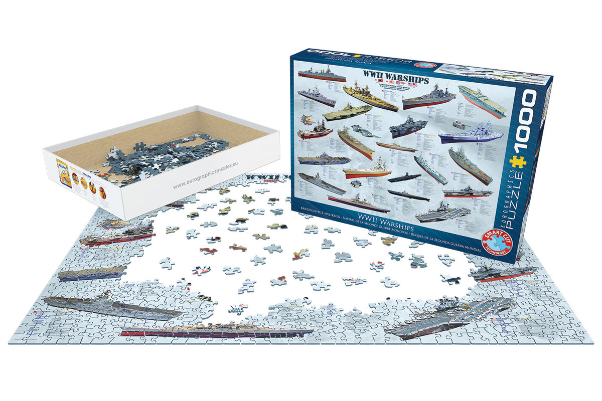 Eurographics Puzzle 1000 Pc - Wwii Warships