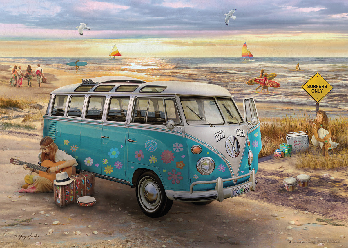 Eurographics Puzzle 1000 Pc The Love & Hope Vw Bus Eg60005310