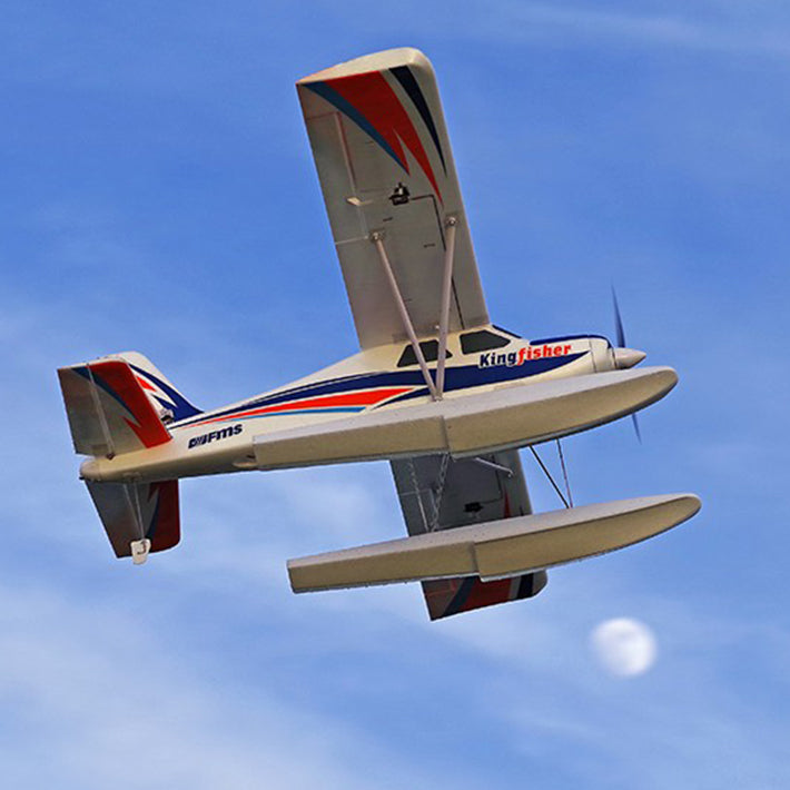 FMS 1400MM KINGFISHER PNP WITH WHEELS,FLOATS,SKIS AND FLAPS FMS103PF-REFV3
