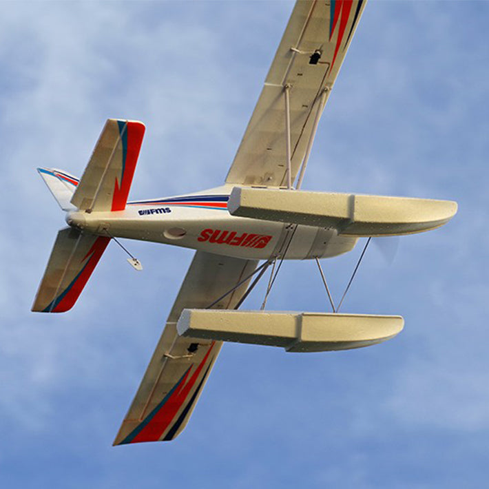 FMS 1400MM KINGFISHER PNP WITH WHEELS,FLOATS,SKIS AND FLAPS FMS103PF-REFV3