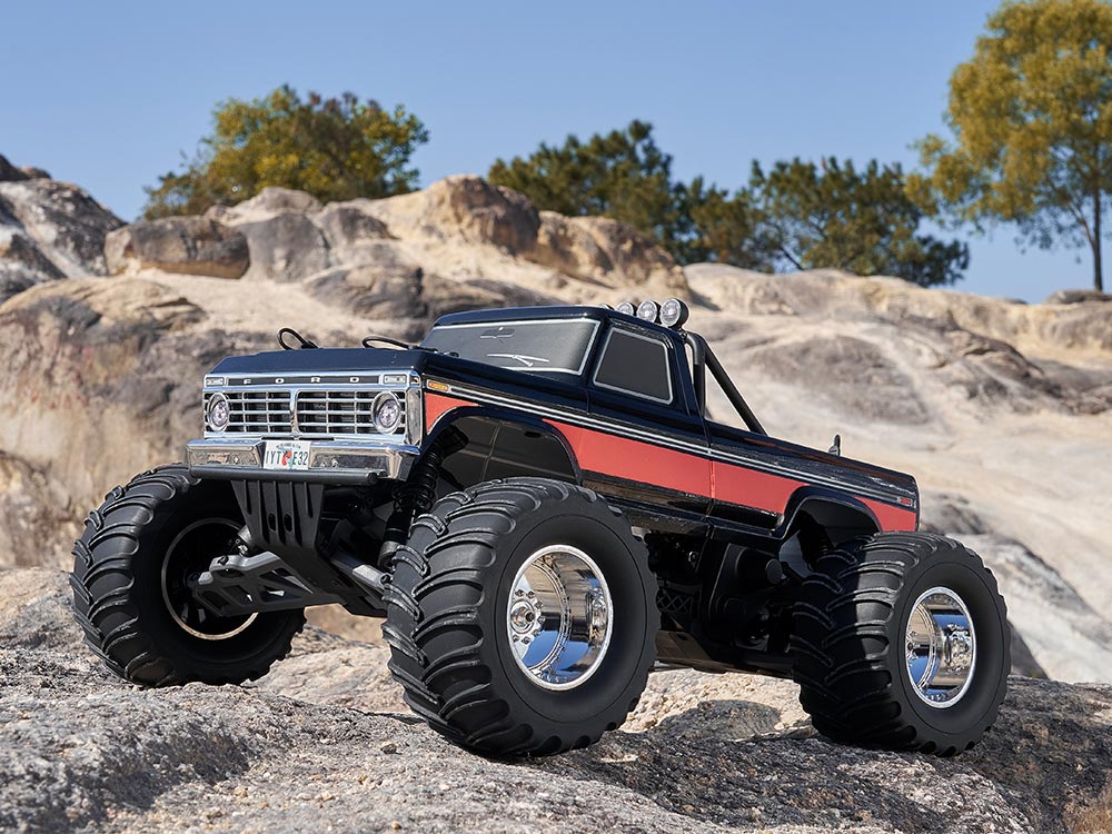 FMS 1:10 Ford F100 RS 2wd Stadium Truck – Black FMS11023RTRBK