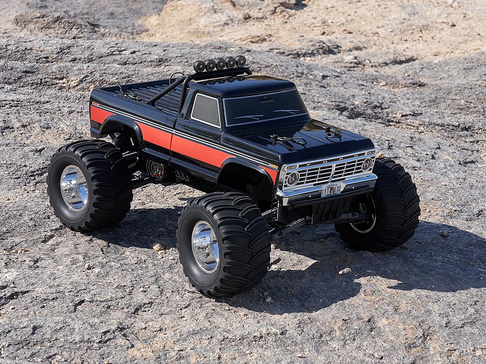 FMS 1:10 Ford F100 RS 2wd Stadium Truck – Black FMS11023RTRBK